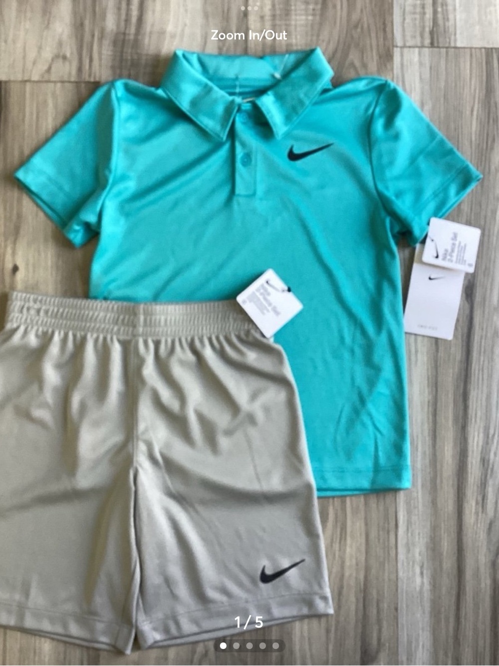 Nike Boys Polo & Shorts Set size 6(NWT) ~PRICE IS FIRM, NO OFFERS~